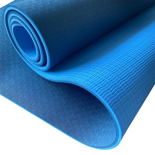 Mat TPE 8 mm para Fitness, Pilates, Yoga