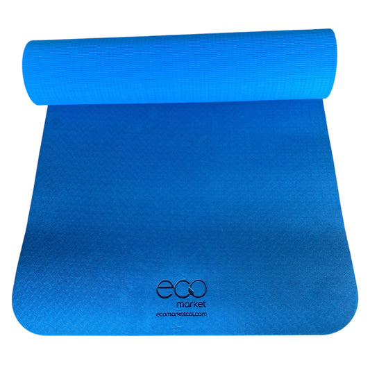 Mat TPE 8 mm para Fitness, Pilates, Yoga